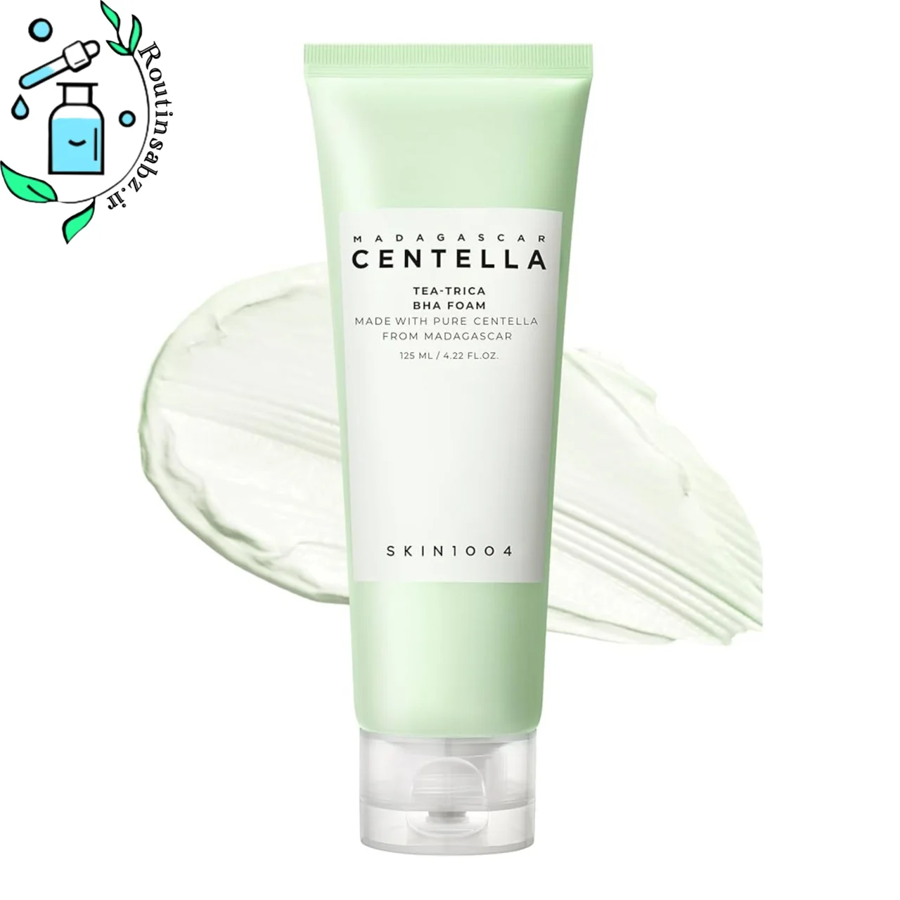 فوم شستشوی لایهبردار تی تریکا سنتلا SKIN1004 Tea-Trica BHA Foam | پاکسازی عمیق و کمک به کاهش جوش