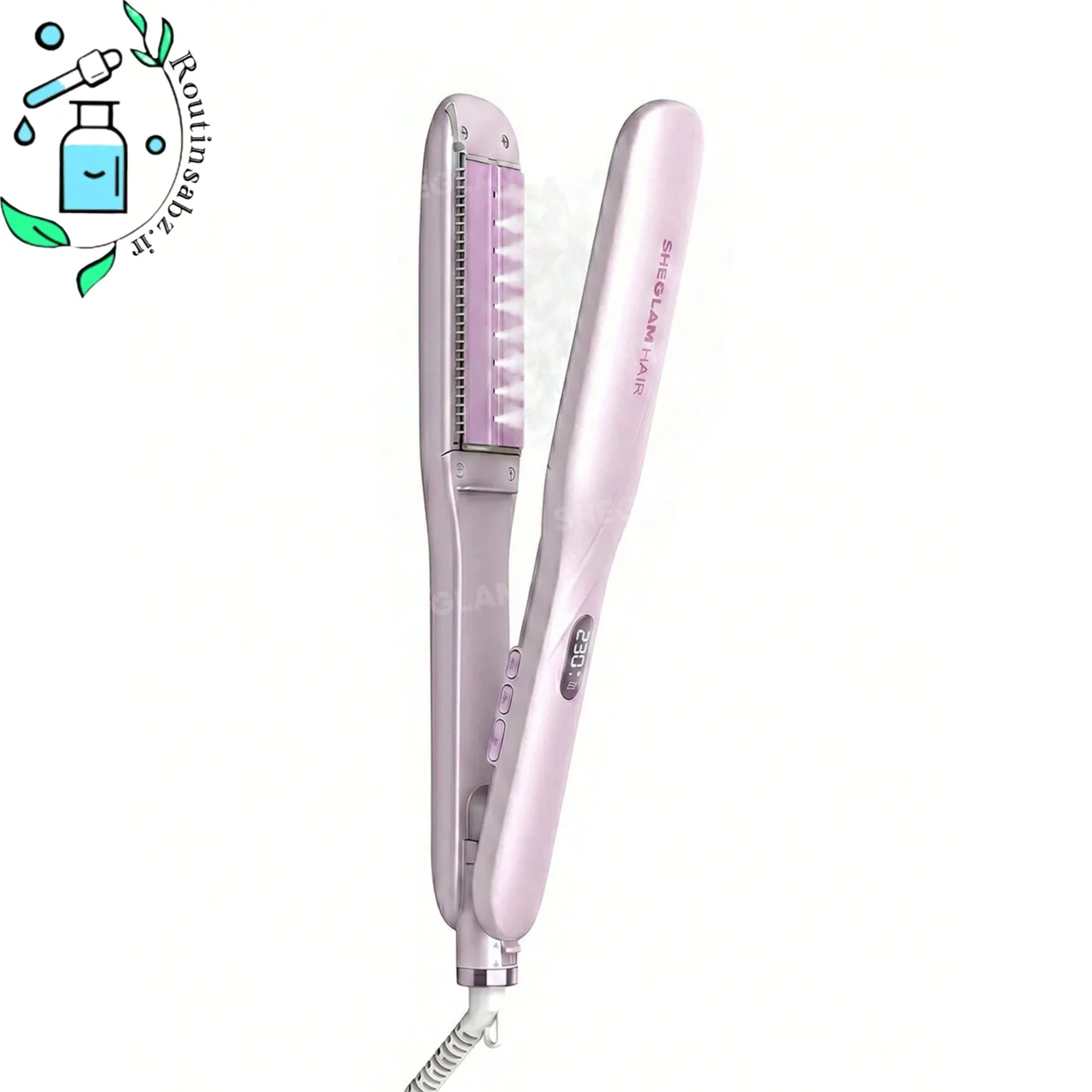 اتو مو بخار SHEGLAM Hydra Shot Steam Iron Pro | شیگلم ، اتو و فرکننده مو برای موهای صاف و ابریشمی