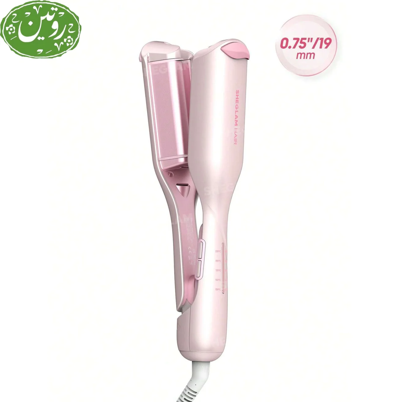 ویو مو شيگلم Cupid’s Charm سایز ۱۹ میلیمتر | دستگاه ویو و موجدهنده مو