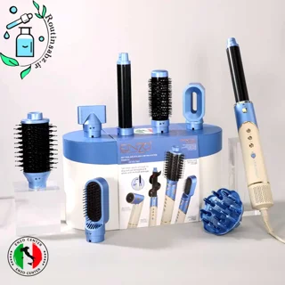 سشوار و استایلر انزو مدل V8 پرو رنگ آبى