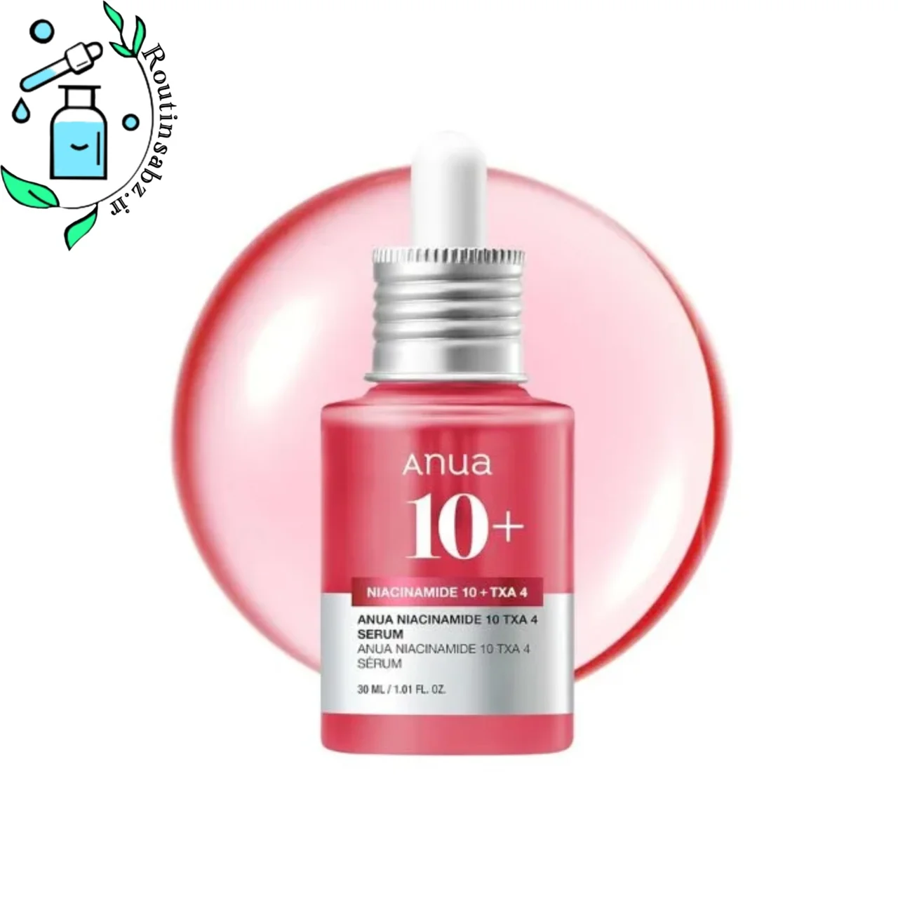 سرم نیاسینامید آنوا Niacinamide 10 + TXA 4، کنترل منافذ و روشن کننده پوست