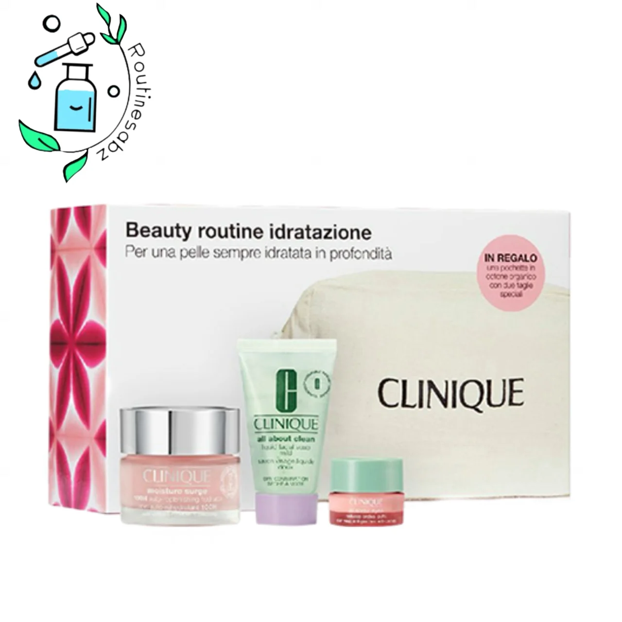 پک 3 تکه بیوتی روتین کلینیک Clinique Beauty Routine Idratazione Pack