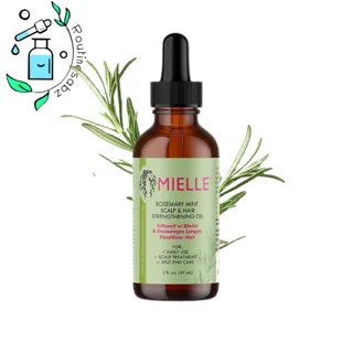 روغن كف سر درمان ريزش رزماري نعنا ميله mielle