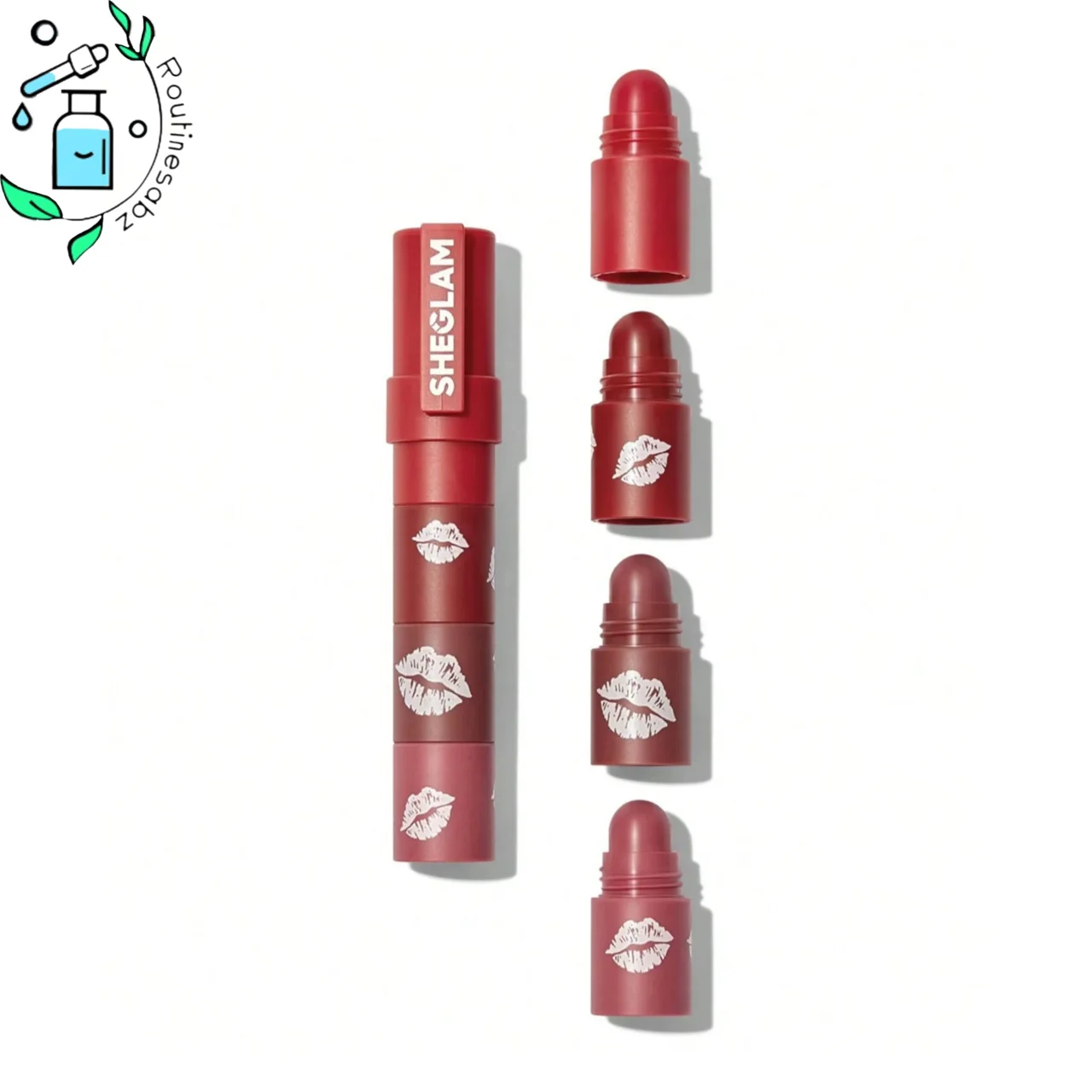 رژ لب ۴ طبقه شیگلم / رژ لب ۴ در ۱ شیگلم SHEGLAM Mega Lip Stacks
