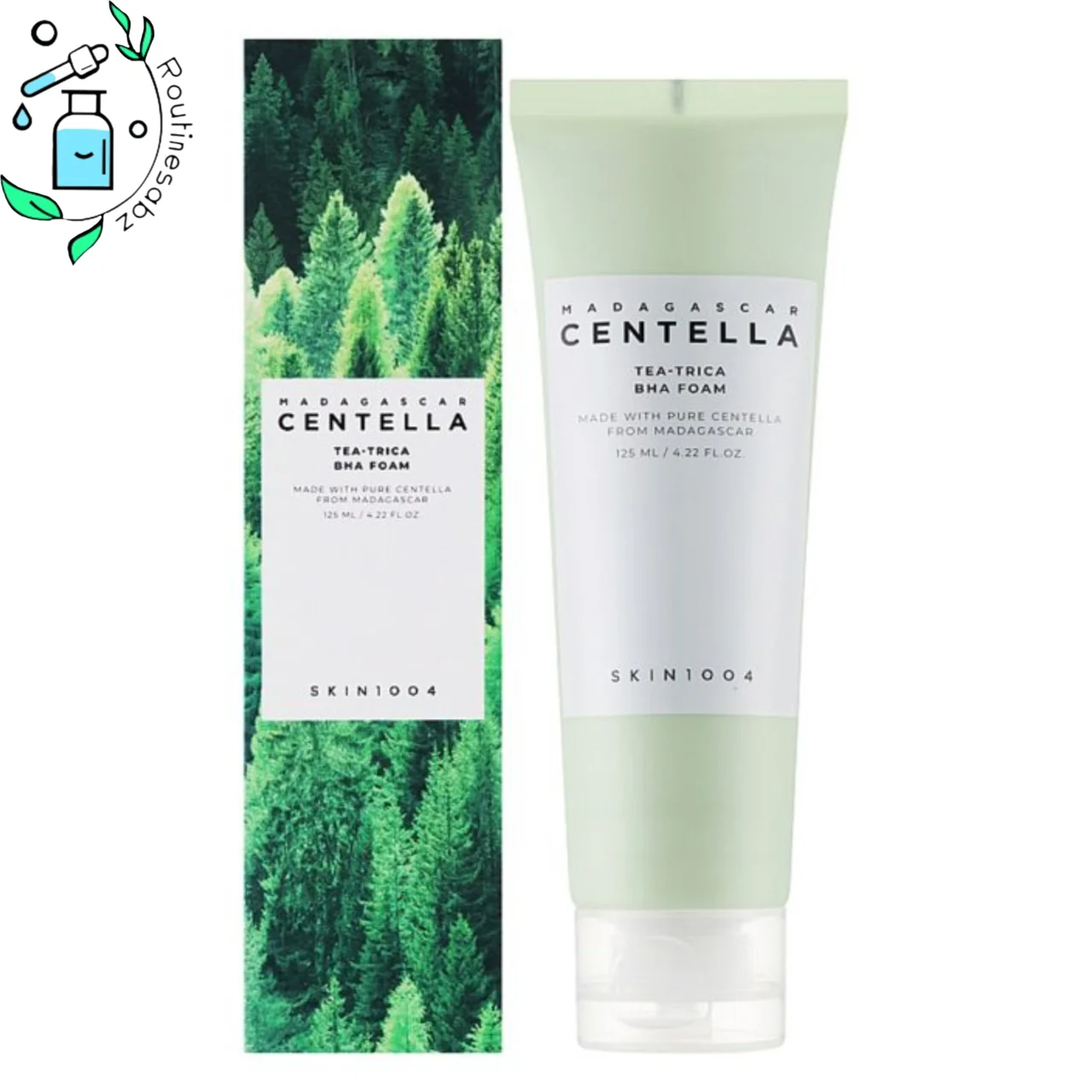 فوم شستشوی لایه‌بردار تی تریکا سنتلا SKIN1004 Tea-Trica BHA Foam | پاکسازی عمیق و کمک به کاهش جوش