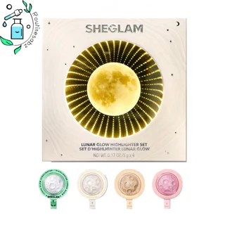 پک 4 عددی هایلایتر فضایی شیگلم Sheglam Lunar Glow Highlighter Set