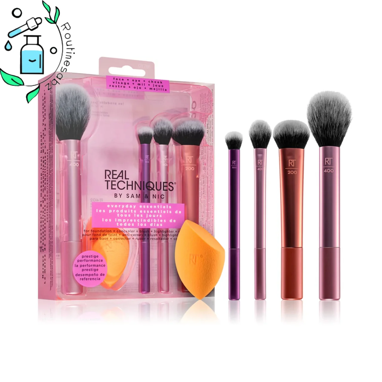 ست براش و اسفنج ریل تکنیک EVERYDAY ESSENTIALS