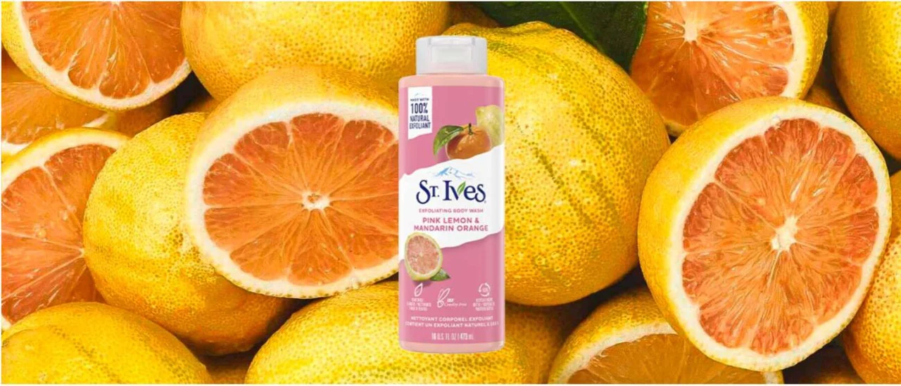 شامپو بدن St. Ives Pink Lemon & Mandarin Orange