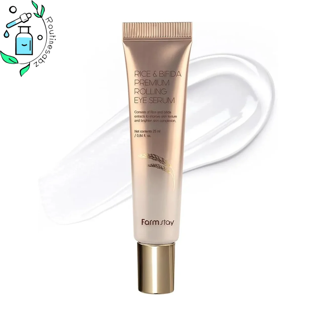 سرم چشم رولی برنج و بیفیدا فارماستی | FARMSTAY RICE & BIFIDA PREMIUM ROLLING EYE SERUM