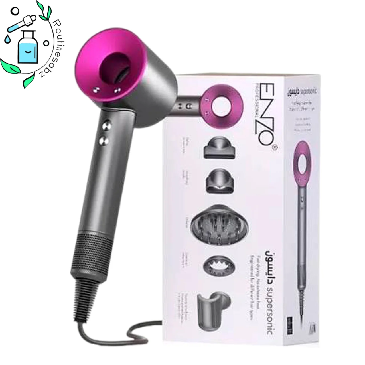 سشوار حرفه ای انزو پروفیشینال با طراحی دایسون Enzo Professional dy-888