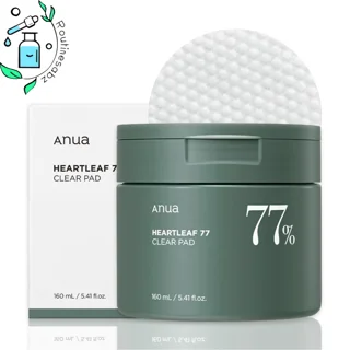 تونر پد پاک کننده و تسکین دهنده آنوا ANUA Heartleaf 77% Clear Pad