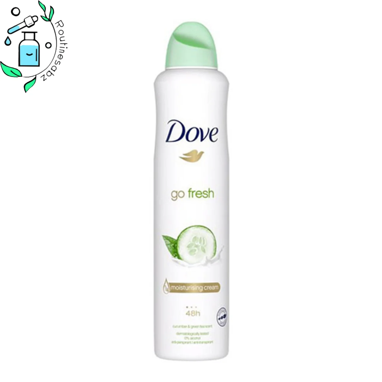 اسپری ضد تعریق زنانه خیار و چای سبز داو Dove Go Fresh Cucmber & Green Tea Body Spray 48h